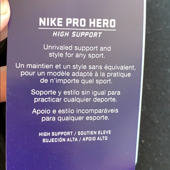 Nike high support sports bra! Size 30D. - Picture 7 of 9